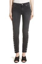 Women's Iro Biba Slim Straight Leg Ankle Jeans - Black