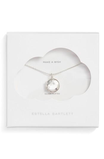 Women's Estella Bartlett Pave Star Locket Necklace