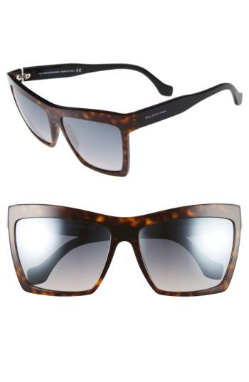 Women's Balenciaga Paris 60mm Oversize Sunglasses -