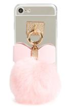 Bp. Mirrored Faux Fur Iphone 7/8 Case - Pink