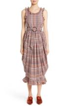 Women's Isa Arfen Ruffle Trim Billow Dress Us / 8 Uk - Red