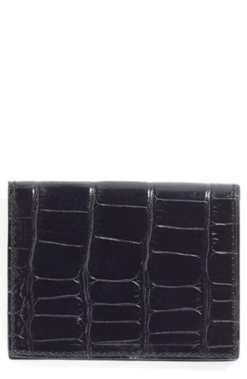 Men's Martin Dingman Leather Card Case - Black