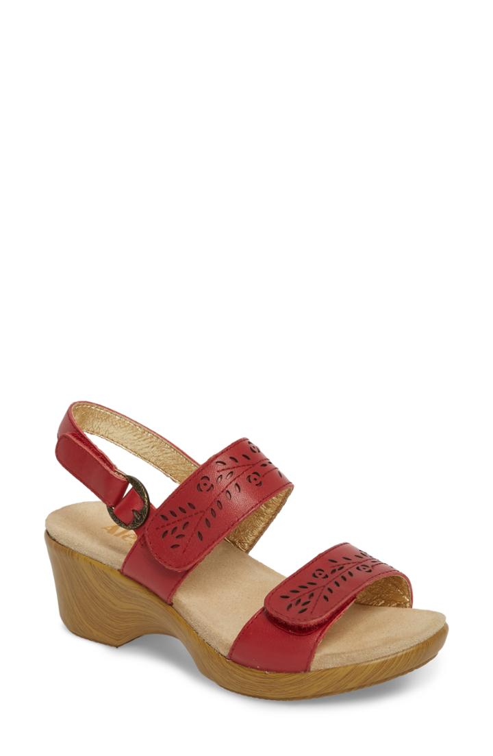 Women's Alegria By Pg Lite Romi Sandal -5.5us / 35eu - Red