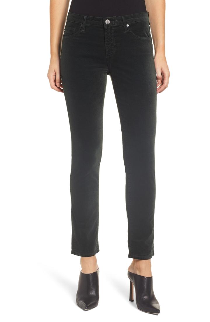 Women's Ag Prima Velveteen Skinny Ankle Pants