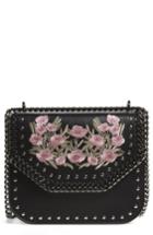 Stella Mccartney Medium Falabella Box Floral Shoulder Bag - Black