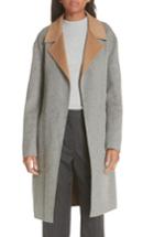 Women's Rag & Bone Sven Reversible Wool Blend Coat, Size - Grey