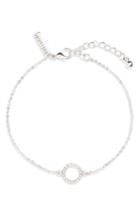 Women's Topshop Imitation Pearl Circle Bracelet