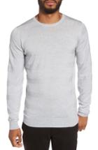 Men's John Smedley Standard Fit Merino Wool Sweater, Size - Grey