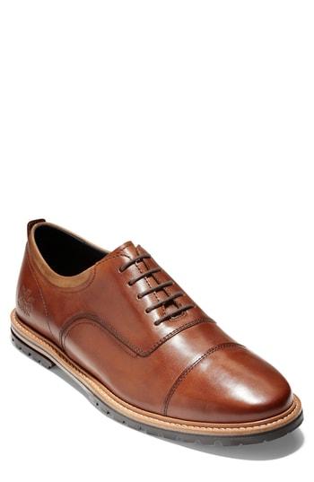 Men's Cole Haan Raymond Grand Cap Toe Oxford M - Brown