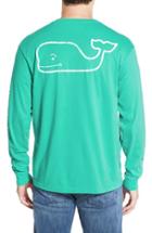 Men's Vineyard Vines Pocket Long Sleeve T-shirt, Size - Green