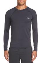 Men's Rvca Va Sport Compression Shirt, Size - Black