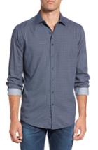 Men's Rodd & Gunn Paterson Inlet Print Sport Shirt, Size - Blue