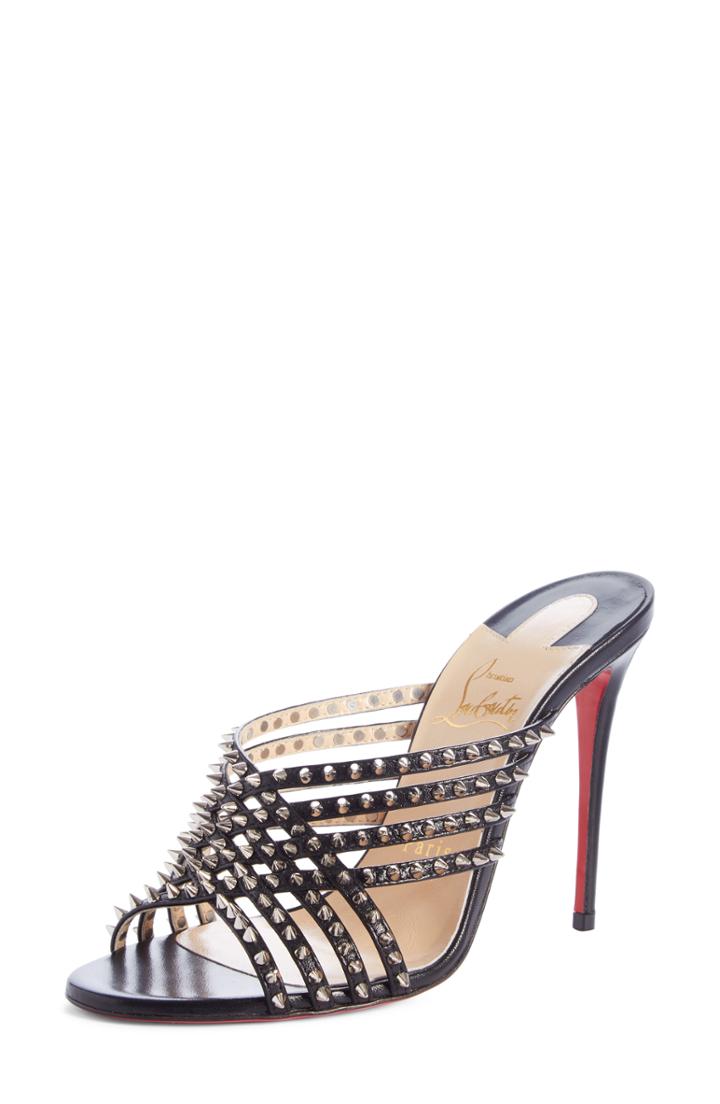 Women's Christian Louboutin Marthaspike Cross Strap Sandal