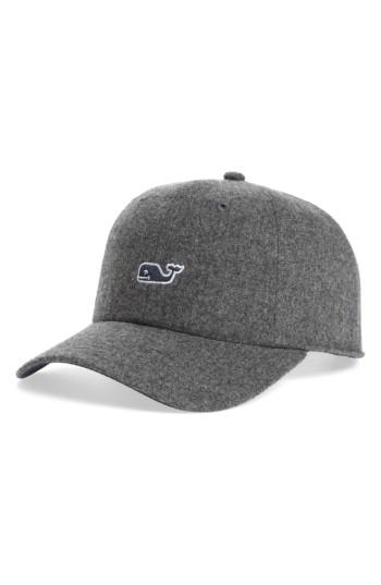 Men's Vineyard Vines Wool Blend Baseball Cap - Grey