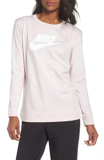 Women's Nike Sportswear Long Sleeve Tee - Pink
