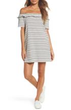 Women's Knot Sisters El Ranchito Stripe Dress - Beige