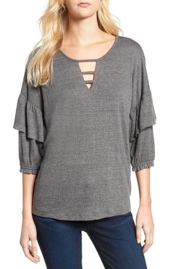 Women's Wit & Wisdom Ruffle Top