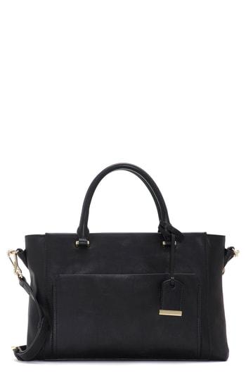 Vince Camuto Lina Leather Satchel - Black