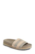 Women's Vince Alisa Striped Slide Sandal M - Grey