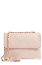 Tory Burch Fleming Leather Convertible Shoulder Bag - Pink