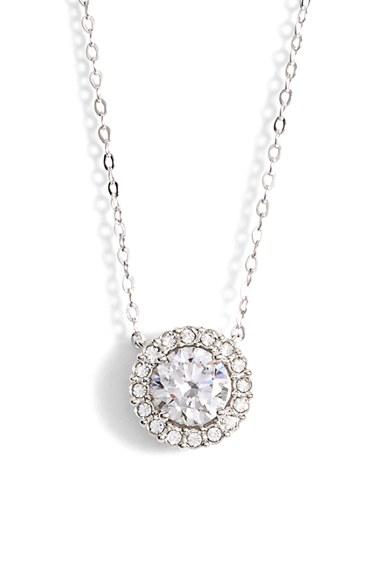 Women's Nadri Halo Pendant Necklace