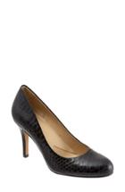 Women's Trotters 'signature Gigi' Round Toe Pump M - Black