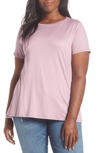 Women's Bobeau Butter Short Sleeve Tee, Size - Purple