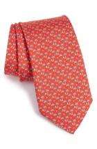 Men's Salvatore Ferragamo Palm Tree & Sailboat Silk Tie