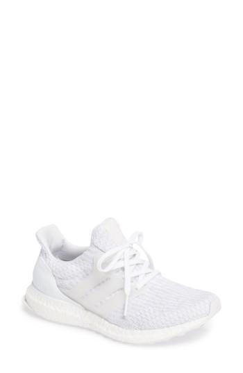 Women's Adidas 'ultraboost' Running Shoe .5 M - White
