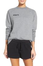Women's Brunette The Label Crewneck Sweatshirt - Grey