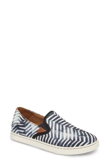 Women's Olukai Pehuea Pa'i Convertible Sneaker .5 M - Blue