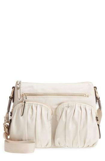 Mz Wallace Paige Bedford Nylon Shoulder Bag - White