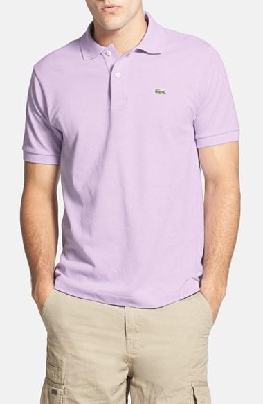 Men's Lacoste 'l1212' Pique Polo (m) - Purple