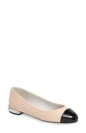 Women's Jeffrey Campbell Becca Embellished Flat M - Black