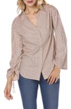 Women's Paige Torin Check Blouse - Pink