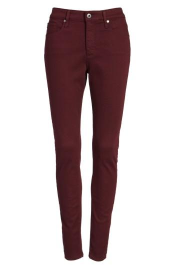 Women's Ag Farrah High Waist Skinny Jeans - Red