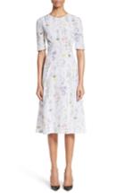 Women's Altuzarra Sylvia Floral Silk A-line Dress Us / 36 Fr - Purple
