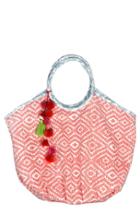 John Robshaw 'tortosa Resort' Canvas Tote - Pink