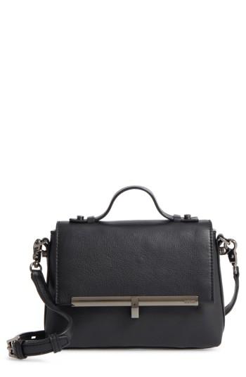 Botkier Bleeker Leather Top Handle Satchel - Black