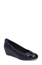 Women's Clarks Vendra Dune Wedge Pump N - Blue