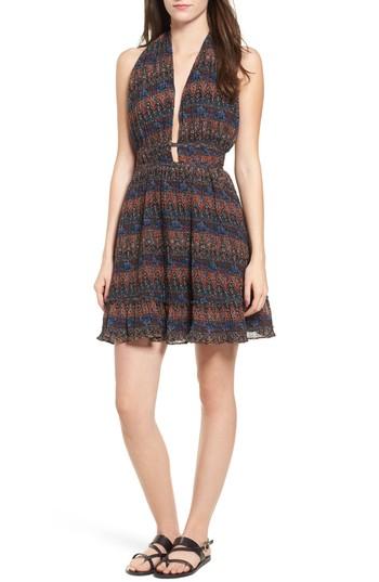 Women's Lost + Wander Bali Halter Dress - Brown