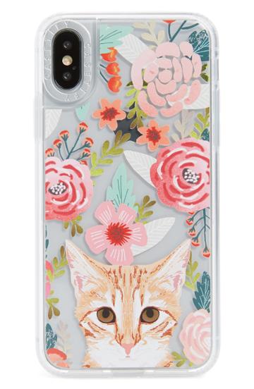 Casetify Cat Floral Iphone X/xs, Xr & X Max Case -
