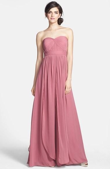 Women's Jenny Yoo 'aidan' Convertible Strapless Chiffon Gown
