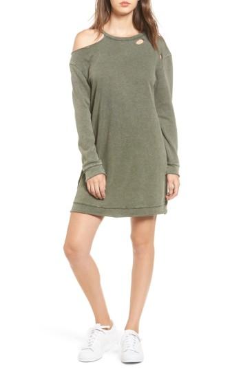 Women's Love, Fire Ripped Sweatshirt Dress