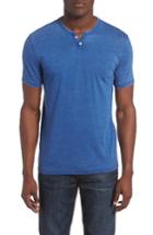 Men's Lucky Brand Burnout Notch Neck T-shirt - Blue