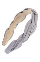 Tasha Wave Fabric Headband, Size - Grey
