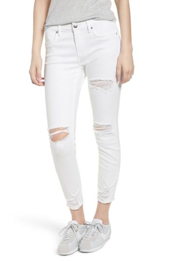 Women's Vigoss Ripped Skinny Jeans - White