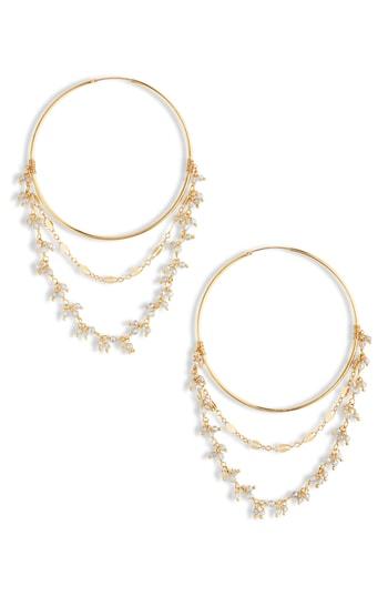 Women's Chan Luu Chain Detail Hoop Earrings