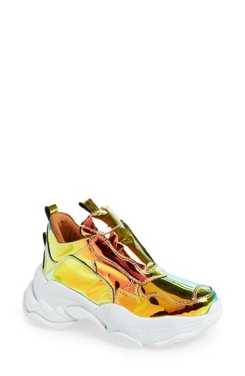 Women's Jeffrey Campbell Lo-fi 2 Sneaker M - Metallic