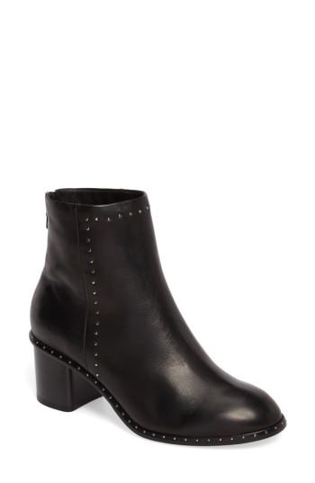 Women's Rag & Bone 'willow' Studded Bootie Us / 37eu - Black